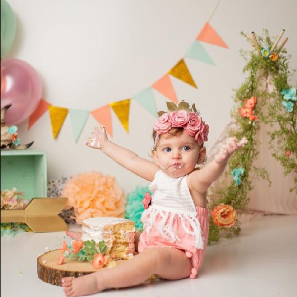 💗 Pom Pom Perfect  Baby Romper